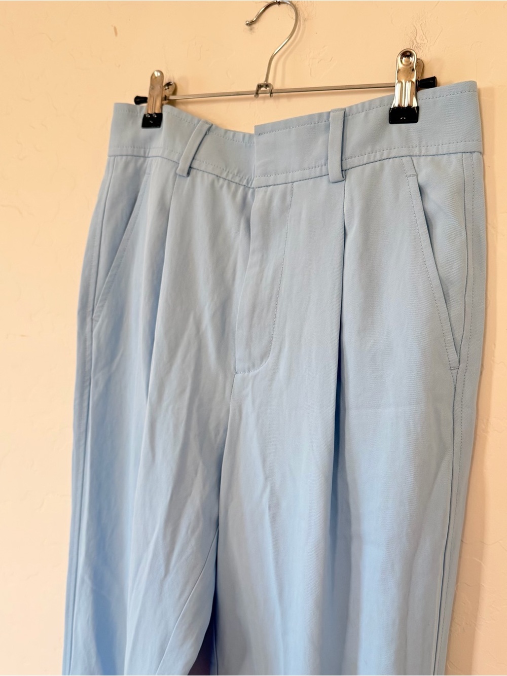 Everlane Sky Blue Pleated Dress Pants Size 2 - Picture 6 of 10